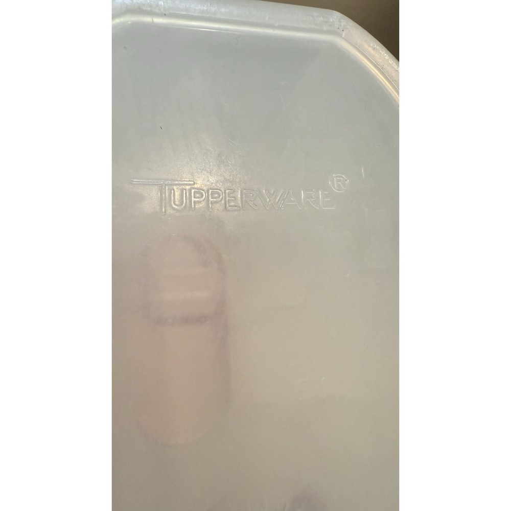 Tupperware Modular Mates 12¼ Cup 2.9L Oval Container Pink Pour Spout Lid - Picture 2 of 8